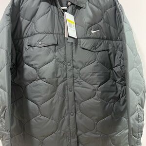 Nike black Quilted Jacket
